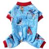 Ropa para Perros de Vacaciones Europeas y Americanas Transfronteriza Primavera y Otoño Ropa para el Hogar Teddy Bichon Estampado de Dibujos Animados Ropa Navideña de Cuatro Patas para Mascotas