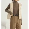 Capa interior de chaqueta de plumas para mujer, chaleco ligero y cálido para usar en capas, chaleco ajustado de cuello en V para usar por dentro