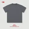 Camiseta Básica Pesada para Hombre de Algodón 100% 305g, Marca de Moda Camiseta Holgada Estilo Americano, Color Sólido Manga Corta para Adolescentes.