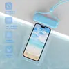 Bolsa de celular, tirar foto com tela sensível ao toque, natação, entregador de comida, snorkeling, mergulho, rafting, manga transparente