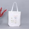 Bolsa de Lienzo Lisa en Stock Gran Capacidad Bolso de Hombro Único Bolsa de Compras de Algodón Pedir logo Bolsa Publicitaria de Protección Ambiental