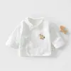 Top de Media Manga para Recién Nacidos de Primavera y Otoño Clase A 100% Algodón Ropa para Bebés de 0 a 3 Meses