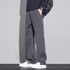 2026 Novos Jeans Masculinos Primavera Verão Largos Retos Americanos Tendência Tencel Negócios Versátil Casual Calças Compridas Masculinas