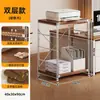 Estante de almacenamiento para impresora, organizador de archivos de escritorio, estación de trabajo de oficina, soporte pequeño para copiadora de escritorio