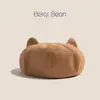 Gorro para Bebé Otoño e Invierno Pana Lindo Versátil Gorro con Orejas de Gato para Niños Gorro de Calabaza para Niñas Boina Gorro de Pintor
