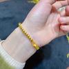Nueva pulsera de media pulsera con cuentas de la suerte Ruyi retro de alta calidad, regalo para mujer, joyería, gran oferta
