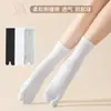 Calcetines de Dos Dedos para Mujer, Calcetines de Terciopelo hasta la Pantorrilla, Chanclas Finas de Verano, Calcetines con Dedos Separados para Pulgar y Dedo Gordo, Medias de Dedos Separados para Mujer