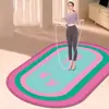 Cuerda de Saltar Fitness Alfombrilla Insonorizada Amortiguadora de Impactos Alfombrilla de Entrenamiento de Barro de Diatomeas Alfombrilla de Yoga Interior para el Hogar Antideslizante Silenciosa Alfombrilla Ovalada para el Suelo