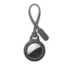 Suporte Airtag para Apple Air Tags com Alça de Chaveiro, Capa GPS à Prova de Choque Anti-Riscos Estojo Localizador de Itens Air-Tag