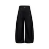 Pantalones Vaqueros Occidentales de Pierna Ancha, Corte Tijera, Doble Pinza, Cintura Inclinada, Estilo Retro Americano para Hombres y Mujeres, Sentido del Diseño, Holgados, Casual, para el Trabajo, Pantalones con Caída