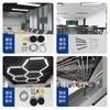 Tira de luz LED superbrillante clase de entrenamiento salón de baile luz de supermercado techo oficina candelabro tienda comercial