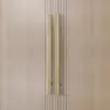 Maçaneta de Porta de Vidro de Aço Inoxidável Cobre de Imitação de Luxo Pronta para Uso Normcore Madeira Maciça Sofisticada Hotel Escritório Maçaneta de Porta