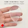 Esponja de Pó de Maquiagem de Silicone Transparente Super Macia Látex Redonda Gotas de Água 3D Maquiagem de Beleza Dupla Face Ferramenta de Uso Duplo Seco e Molhado Não Absorve Pó