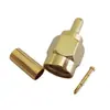 Suministro de Fabricantes Adaptador Coaxial de Alta Frecuencia Sma Macho Pin Macho Conector Chapado en Oro