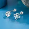 Pendientes de Nuevo Estilo con Símbolo de Buena Fortuna, Diseño Único, Pendientes para Mujer Año del Caballo 2026, Joyería del Año del Zodiaco