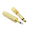 Adaptador de Áudio 6.5 para 3.5 Piano Digital Bateria Piano Mesa de Som Guitarra Cabo de Áudio Fone de Ouvido 3.5 para 6.5