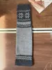 Polainas de tricô Fair Isle, nova coleção 2026, design retrô de floco de neve para outono/inverno feminino, cobertura versátil para as pernas