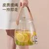 Jarra Grande para Água Fria Doméstica com Torneira, Barril de Suco e Bebidas de Grau Alimentício, Barril para Chá de Frutas com Limão, Barril de Vinho