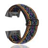 Adequado para Fitbit Charge 5 Pulseira Elástica com Padrão de Onda Pulseira de Pulso Padrão W Charge6 Pulseira com Fivela Grande