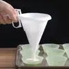 Embudo dispensador de masa para gofres con cono de crema para pastel, embudo de punta de separación para hornear pasteles multiusos