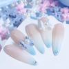 20 Dragon Heart Bow Nail Art Acessórios Venda por atacado Bolsas de resina tridimensional com pérola DIY Wear Armor Decorações