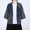 Primavera e verão 2025 novo estilo étnico moda artística estilo chinês masculino retro moderno cardigan protetor solar robe