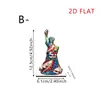 Día de la Independencia Águila Orgullosa Estatua de la Libertad Adorno Decorativo Artesanía de Madera 2D Decoración Festiva Exclusiva