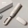 Paraguas automático de 10 varillas en stock con hebilla de anillo, adecuado tanto para lluvia como para sol, protección UV, sombrilla para dos personas