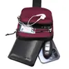 Bolsa cruzada de pecho con cremallera elástica universal de 7.2 pulgadas para teléfono móvil Apple Samsung Huawei, funda protectora
