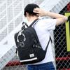 Mochila MEITEBOSHI nueva mochila coreana simple para estudiante universitario mochila USB al por mayor