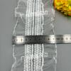 Versão coreana saia borda malha elástico roupa sapatos e chapéus acessórios têxteis para o lar alça de flor DIY acessórios de cabelo laço fita