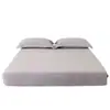 Juego de Sábana Bajera Ajustada de Terciopelo de Leche de Alta Gama, Pieza Única, Cubre Cama Grueso y Cálido de Terciopelo Coral, Protector de Colchón, Juego de Tres Piezas