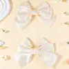 Pinza para el pelo grande de color liso estilo coreano, pasador dulce y elegante para niñas, accesorio para el pelo tipo hada para la parte trasera de la cabeza
