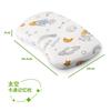Almohada para Bebé Verano Fresca Transpirable Absorbente de Sudor Algodón Almohada de Memoria Almohada Transpirable para Bebé Almohada Universal de Dibujos Animados para Bebé para Todas las Estaciones