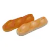 Juguete de Baguette Grande Simulado para Decoración de Cocina de Casa de Muñecas, Colgante para Llavero, Accesorios de Bricolaje, Hebilla de Zapato