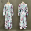 Estación Independiente Transfronteriza Europa y América de Amazon Nuevo Estilo Primavera y Verano Temperamento Elegante Moda Casual Vestido Estampado Ropa para Mujer