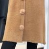 Suéter Engrosado de Terciopelo de Visón para Mujer, Moda Otoño e Invierno, Camiseta Interior de Longitud Media, Top Interior Holgado de Terciopelo de Visón Sintético de Invierno