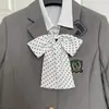 Gravata Borboleta Original de Bolinhas com Gola Longa para Florista Fantasma Estilo Preppy de Estudante Fofa Feminina Acessórios de Gravata para Uniforme JK
