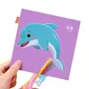 Artesanato de Recorte de Papel para Crianças, Brinquedos Divertidos e Educativos para Bebês, Artesanato para Jardim de Infância