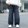 Calças para Meninos Tamanho Médio e Grande Crianças Primavera e Outono Calças Longas Jeans 2026 Novo Estilo Roupa de Primavera para Crianças Calças Casuais para Meninos Adolescentes