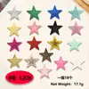 Parche Bordado de Estrella de Cinco Puntas con Purpurina de Nuevo Estilo, Accesorios de Ropa y Equipaje de Venta Caliente Transfronteriza, Parche Decorativo Termoadhesivo