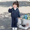 Conjunto Informal de Primavera y Otoño para Niñas 2026 Nuevo Estilo Moda Deportiva Chic Conjunto de Dos Piezas Tendencia