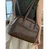 Bolso vintage de gran capacidad para mujer, otoño 2024, nuevo bolso sencillo para axilas, bolso tote de gran capacidad y combinable.