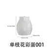 Zongbo Molde de Silicone para Ovo de Páscoa Molde de Silicone Fio de Tricô DIY Ornamento de Ovo Molde para Vela