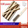 Eagle marca 6 * 16 cabo de madeira escova de fio de cobre escova de fio de aço inoxidável polimento escova de limpeza de ferrugem jogar escova de nogueira lidar com escova