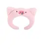 Faixa de Cabelo Rosa Snot-Pig Girl Estilo Outono e Inverno Faixa de Lavar o Rosto de Pelúcia Grampo de Cabelo Fofo Menina Excêntrico Divertido
