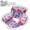 Flotador de piscina, cama flotante de piscina, silla flotante con estampado de plantas tropicales, sofá flotante con cubierta de tela para juegos acuáticos, sillón sofá de tres tubos, flotador grande