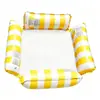 Flotador de natación, cama flotante inflable para niños, tumbona flotante inflable, dispositivo flotante para agua, flotador asiento para bebé, colchoneta flotante para juegos acuáticos en la playa