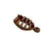Presilha Pequena de Banana Antiderrapante Estilo Coreano para Mulheres com Pouco Cabelo, Presilha Vertical para Rabo de Cavalo, Presilha Torcida, Grampo, Acessório de Cabelo