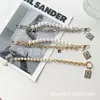 Pulseiras de Corrente de Pérolas da Moda Europeia e Americana, Correntes para Calças, Correntes de Metal, Correntes de Cobre, Correntes de Ferro, Correntes de Alumínio, Correntes para Bolsas, Acessórios de Corrente da Moda